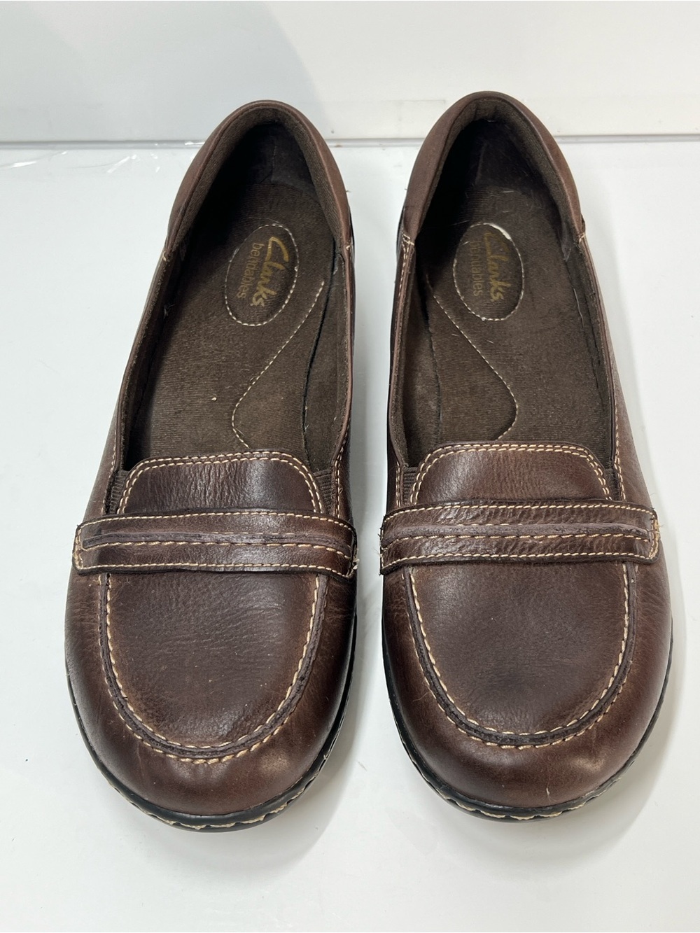 Clarks Women’s Size 11 Brown Slip On Comfort Casual Shoe